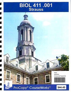 BIOL 411 Strauss packet 133 cover